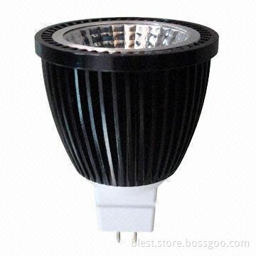 MR16 LED COB Spotlight with 5W Power and Aluminum Housing